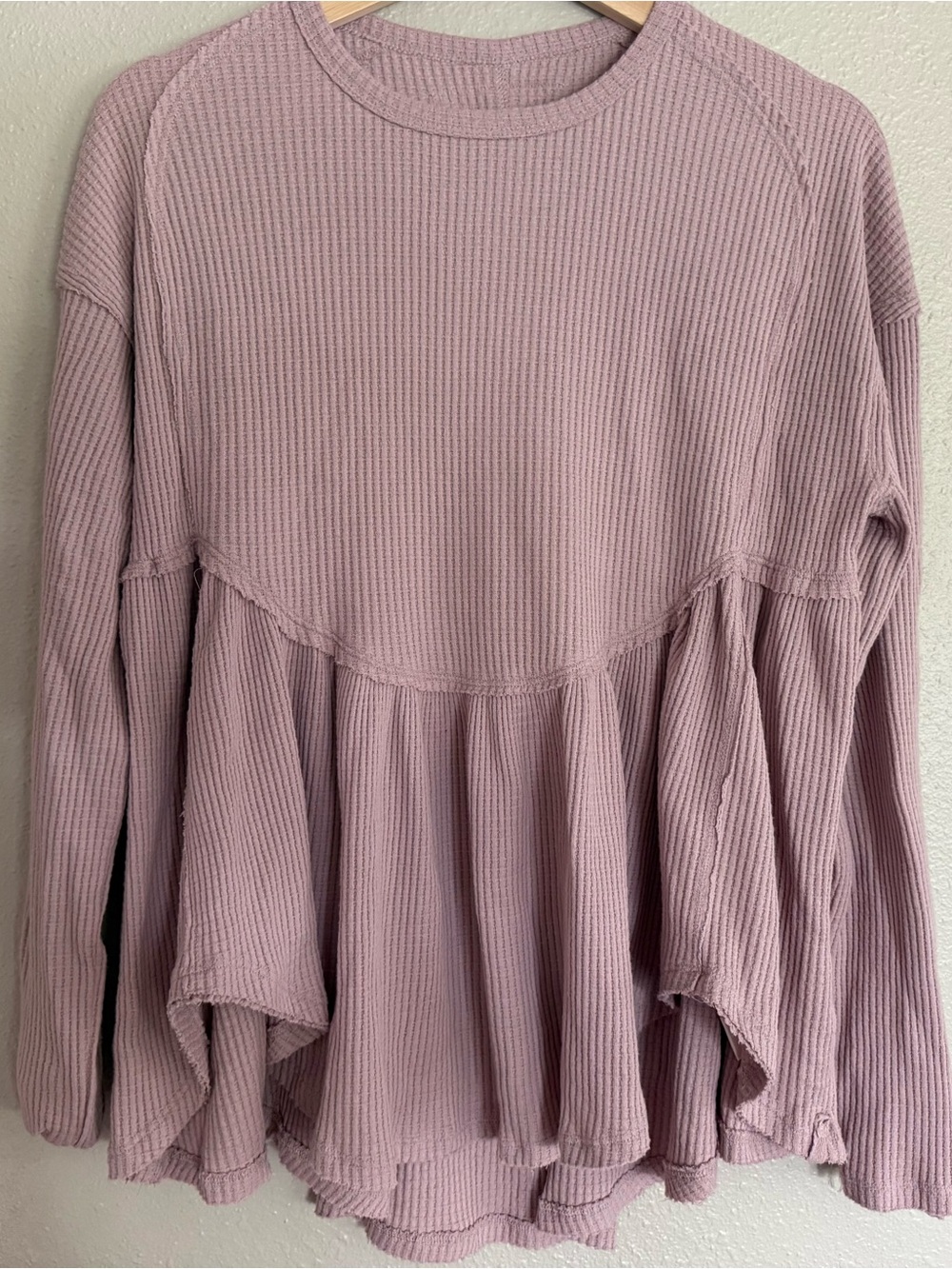 Free People We The Free Oh My Baby Doll Thermal XS Rose LIKE NEW⭐️ SOLD OUT⭐️